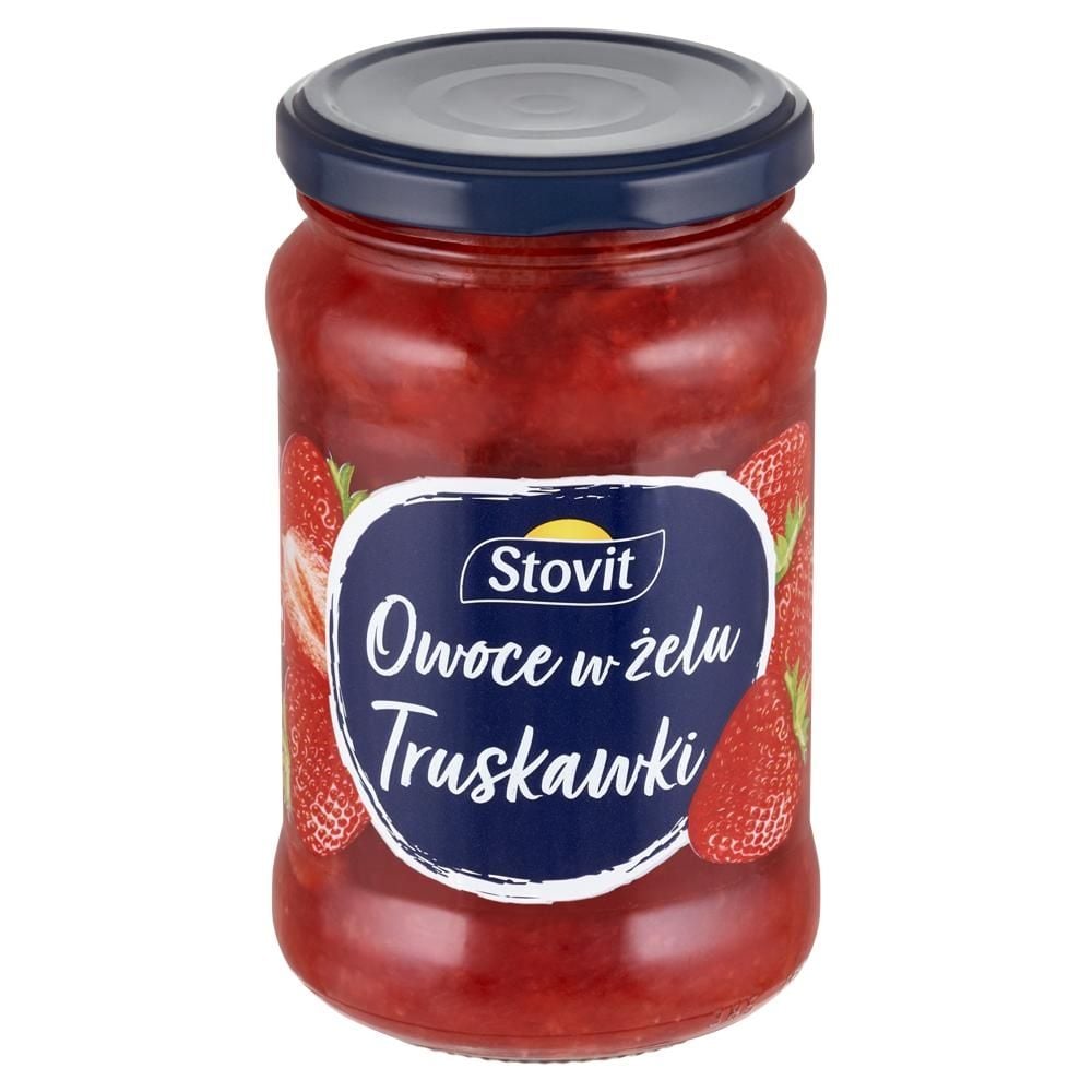 Stovit Owoce w żelu truskawki 410 g