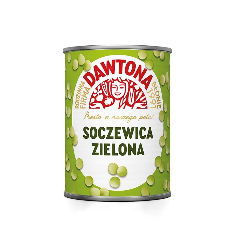 Dawtona Soczewica zielona 400 g