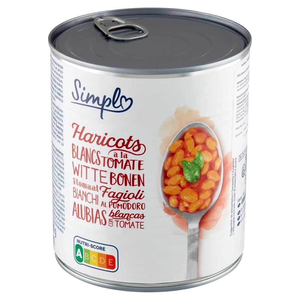 Simpl Biała fasola z pomidorami 800 g