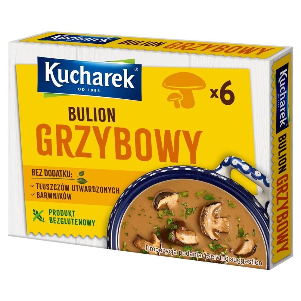 Kucharek Bulion grzybowy 60 g (6 x 10 g)