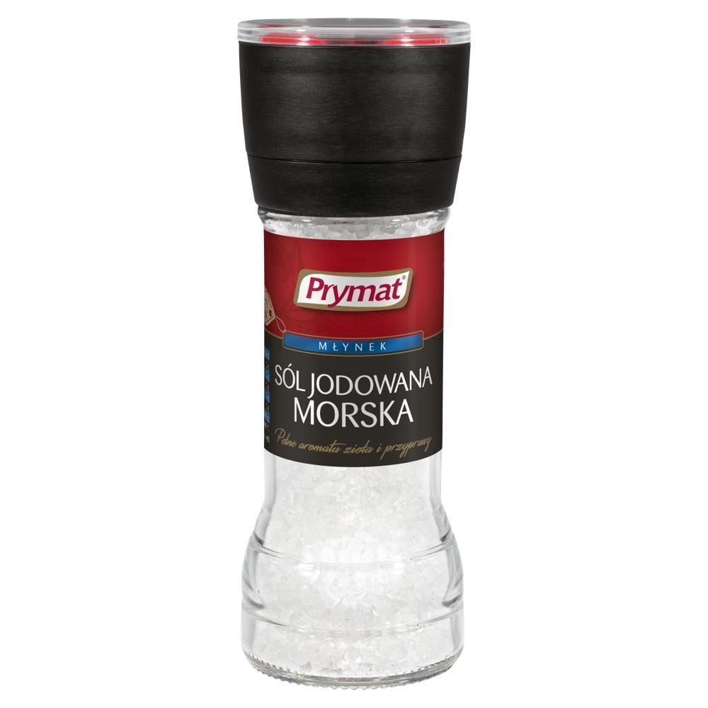 Prymat Młynek Sól morska jodowana 110 g