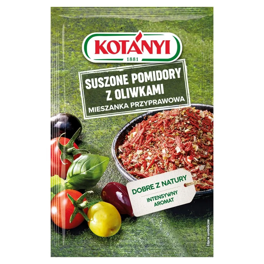 Kotányi Mieszanka przyprawowa suszone pomidory z oliwkami 22 g