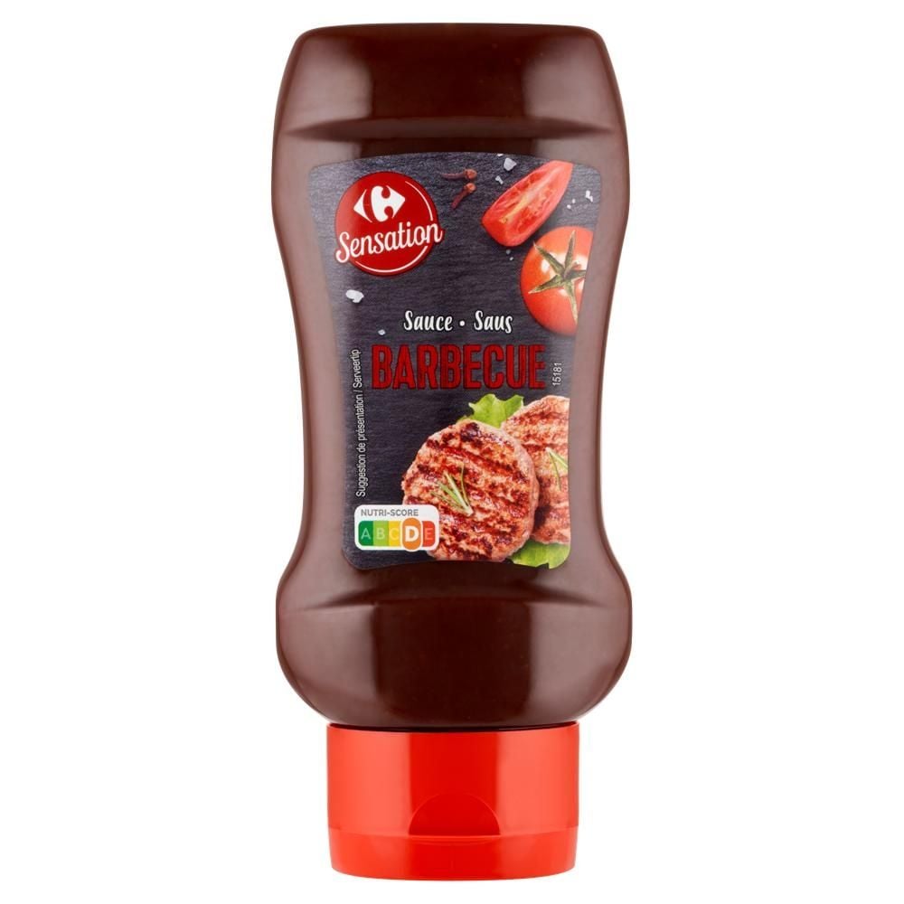 Carrefour Sensation Sos barbecue o smaku słodko-wędzonym przyprawowy 400 g