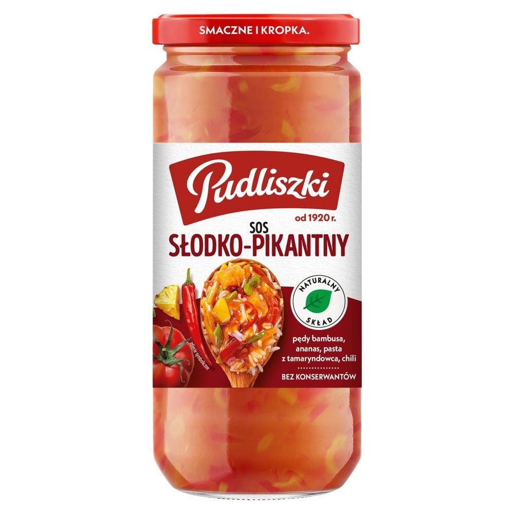 Pudliszki Sos słodko-pikantny 480 g