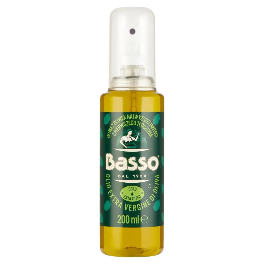 Basso Oliwa z oliwek najwyższej jakości z pierwszego tłoczenia 200 ml