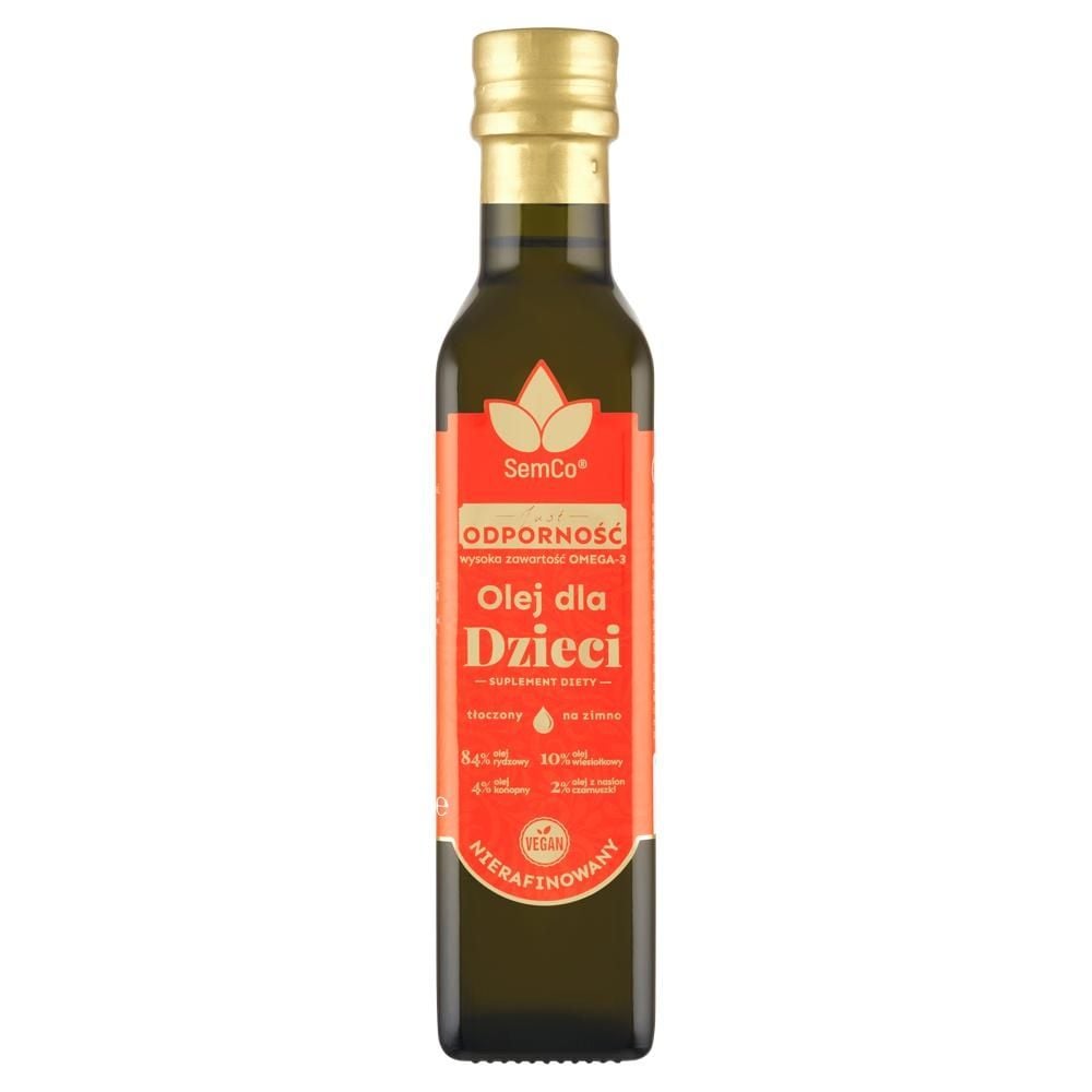 SemCo Olej dla dzieci tłoczony na zimno odporność 250 ml