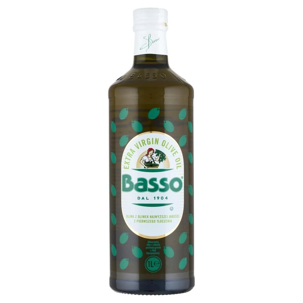 Basso Oliwa z oliwek najwyższej jakości z pierwszego tłoczenia 1 l