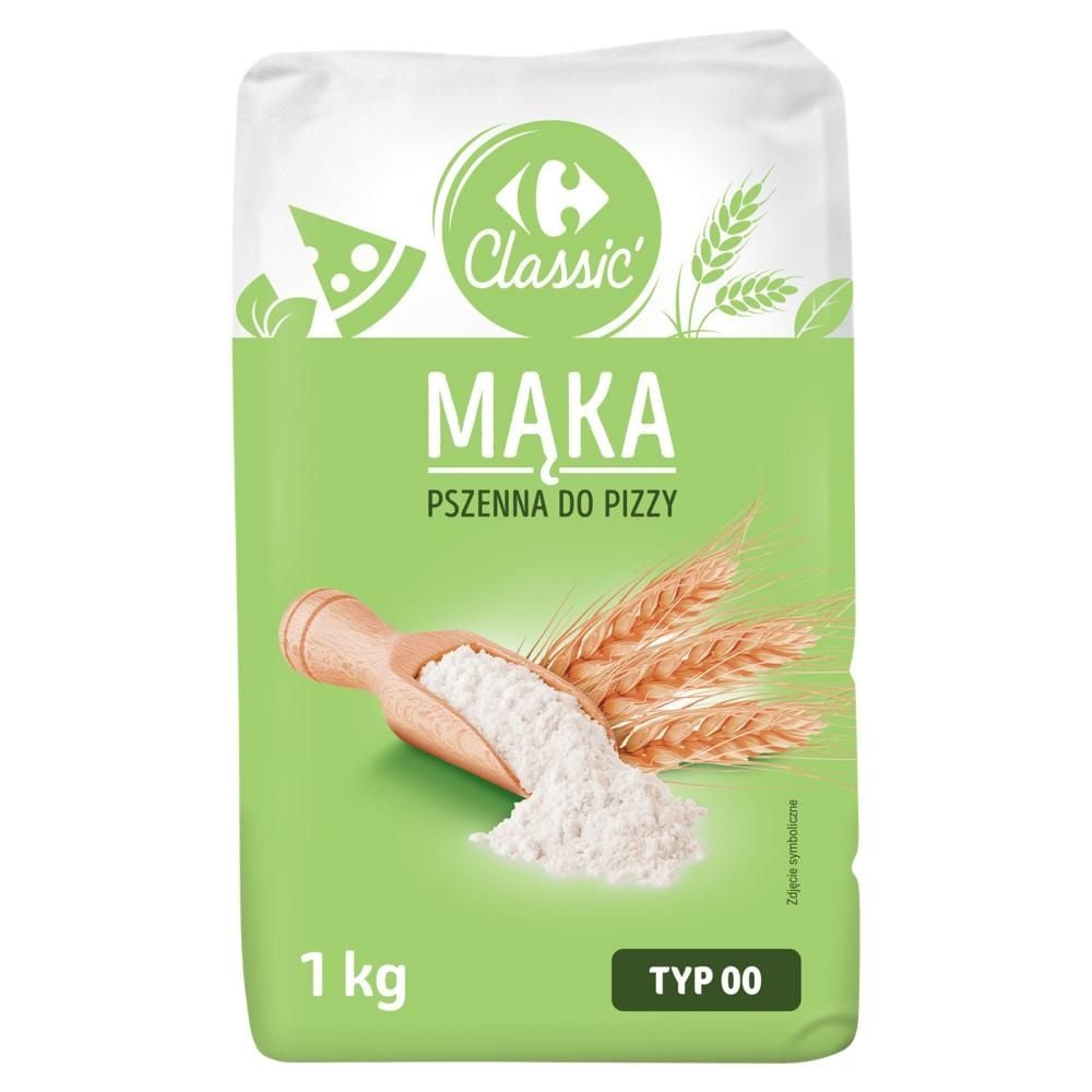 Carrefour Classic Mąka pszenna do pizzy typ 00 1 kg