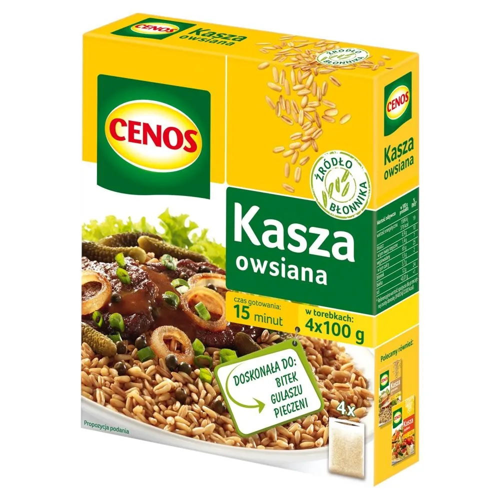 Cenos Kasza owsiana 400 g (4 x 100 g)