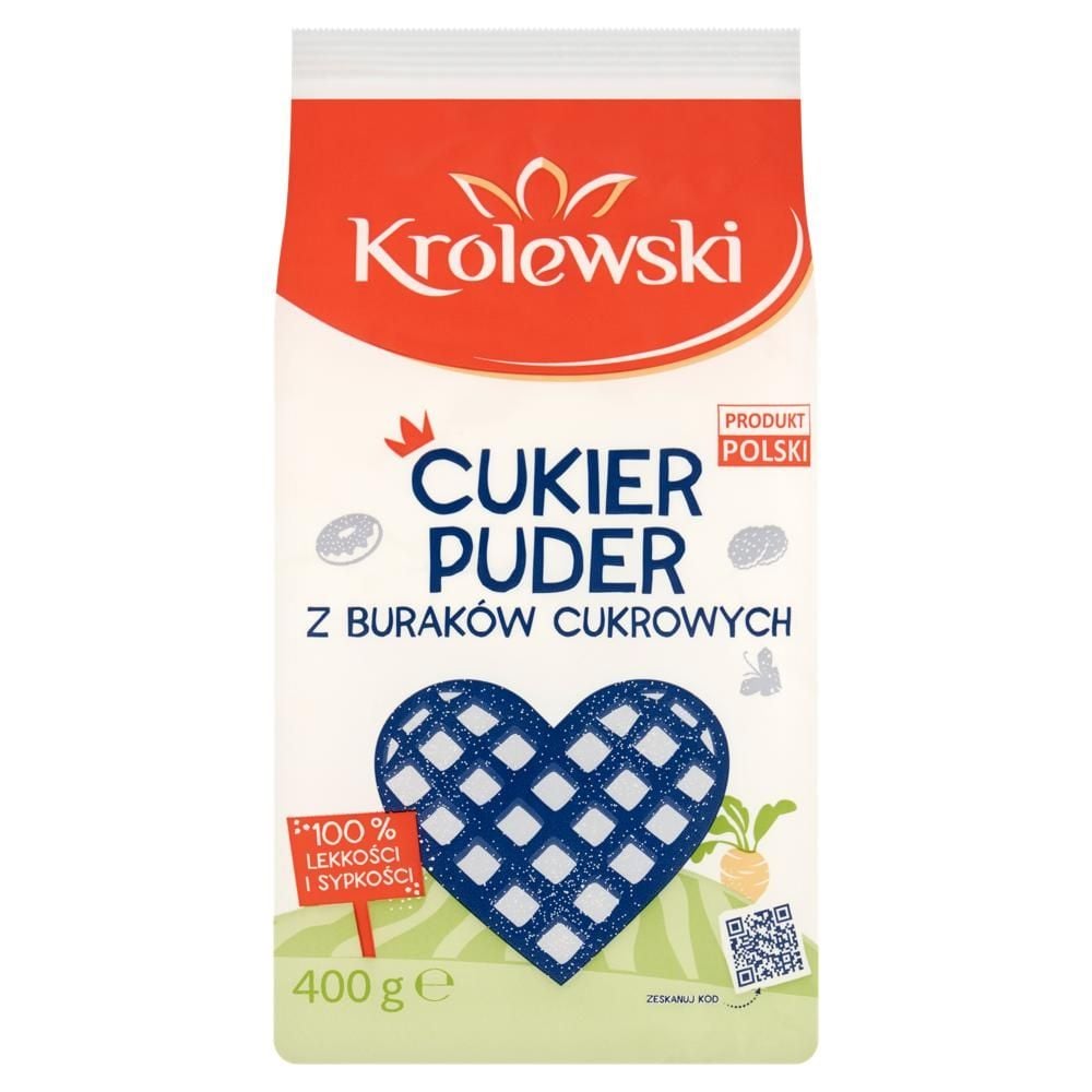 Cukier Królewski Cukier puder z buraków cukrowych 400 g
