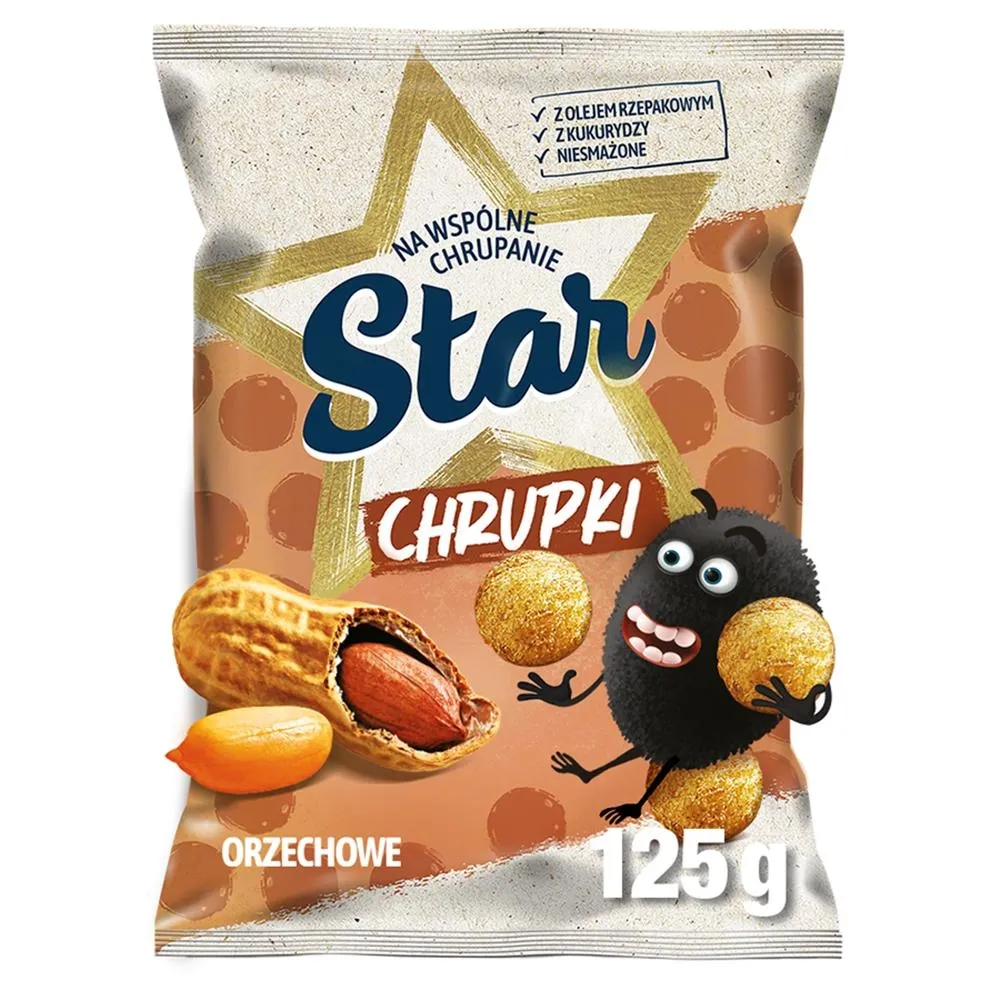 Star Chrupki kukurydziane orzechowe 125 g