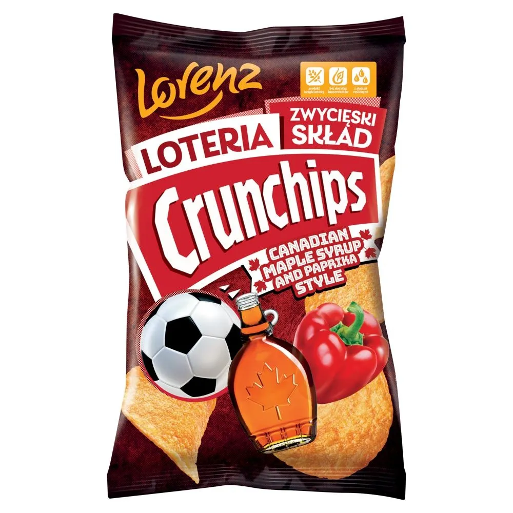 Crunchips Chipsy ziemniaczane o smaku słodko-pikantnym 130 g