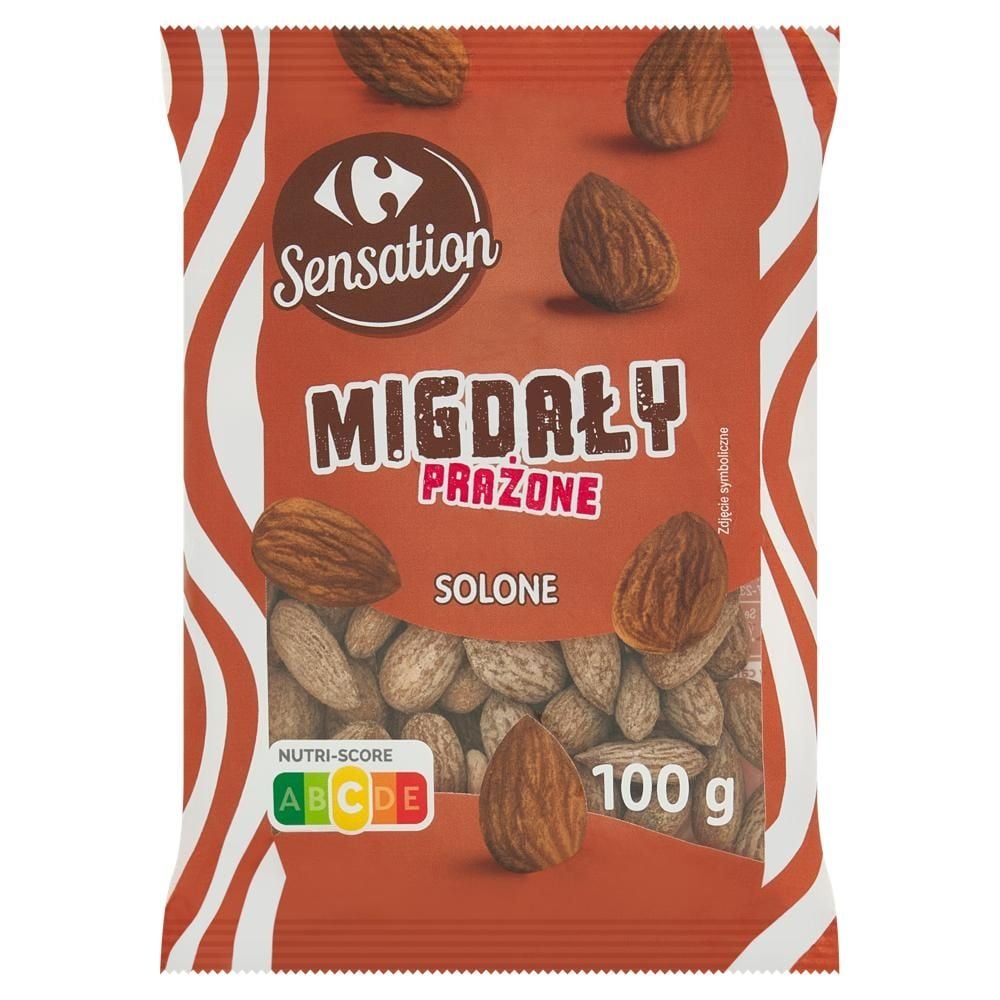 Carrefour Sensation Migdały prażone solone 100 g