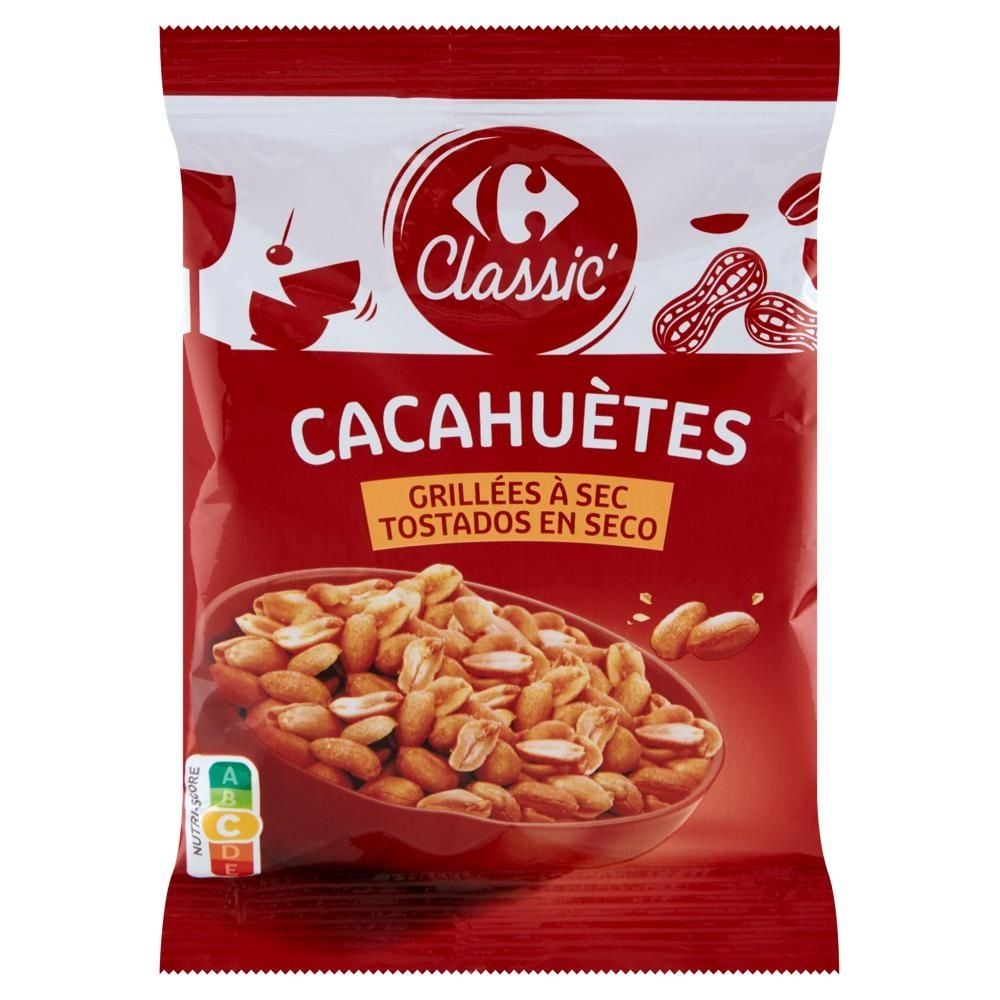 Carrefour Classic Orzeszki ziemne prażone 150 g