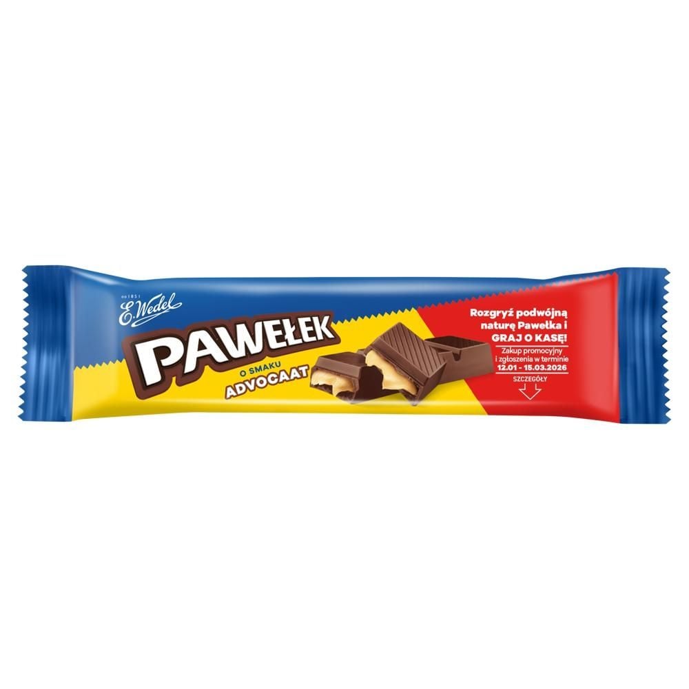 E. Wedel Pawełek Batonik o smaku advocaat 45 g
