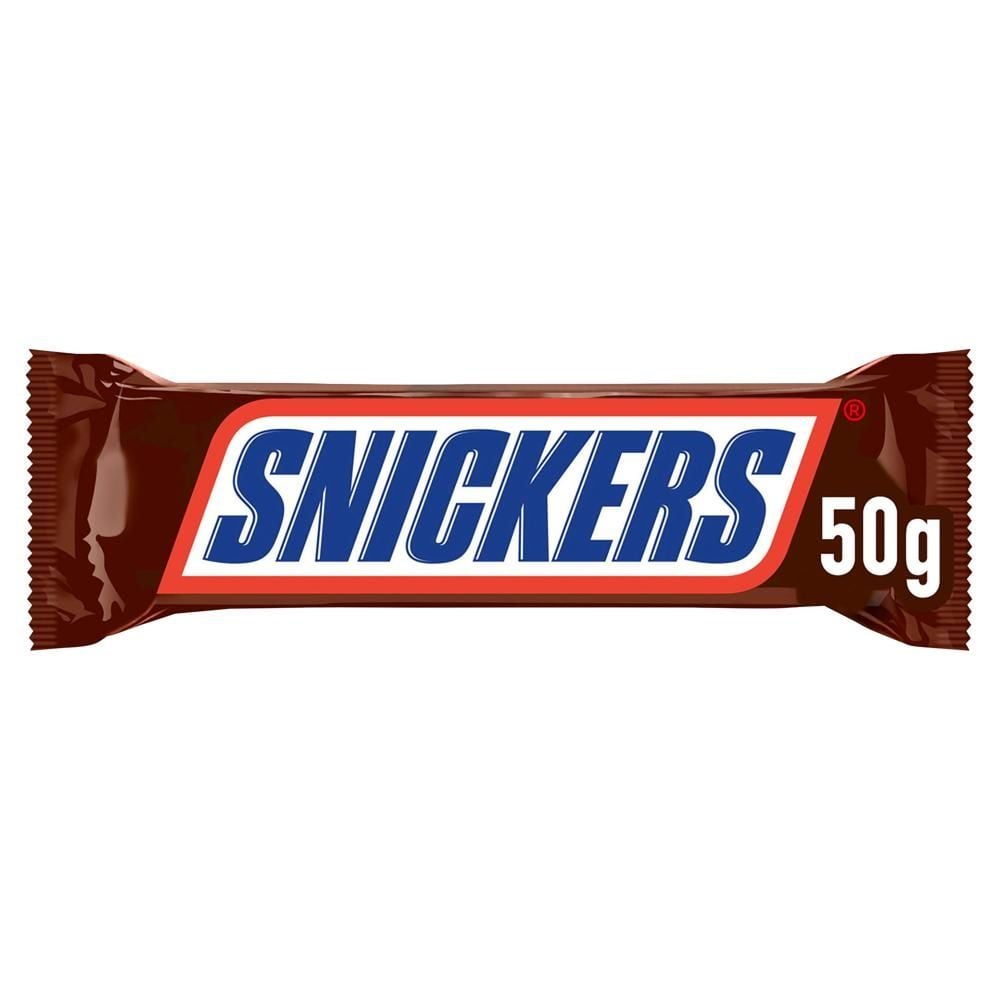 Snickers Baton z nadzieniem i orzeszkami ziemnymi w karmelu i czekoladzie 50 g