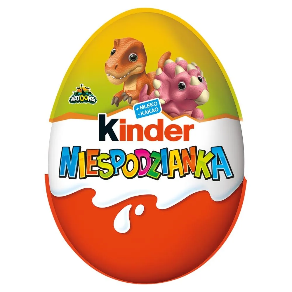 Kinder Niespodzianka Pusta figurka z mlecznej czekolady z niespodzianką 20 g