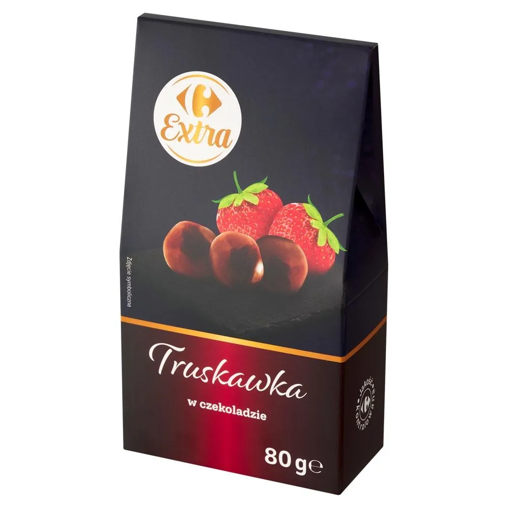 Carrefour Extra Truskawka w czekoladzie 80 g