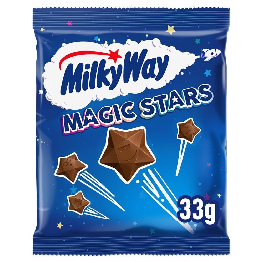 Milky Way Magic Stars Gwiazdki z puszystej mlecznej czekolady 33 g