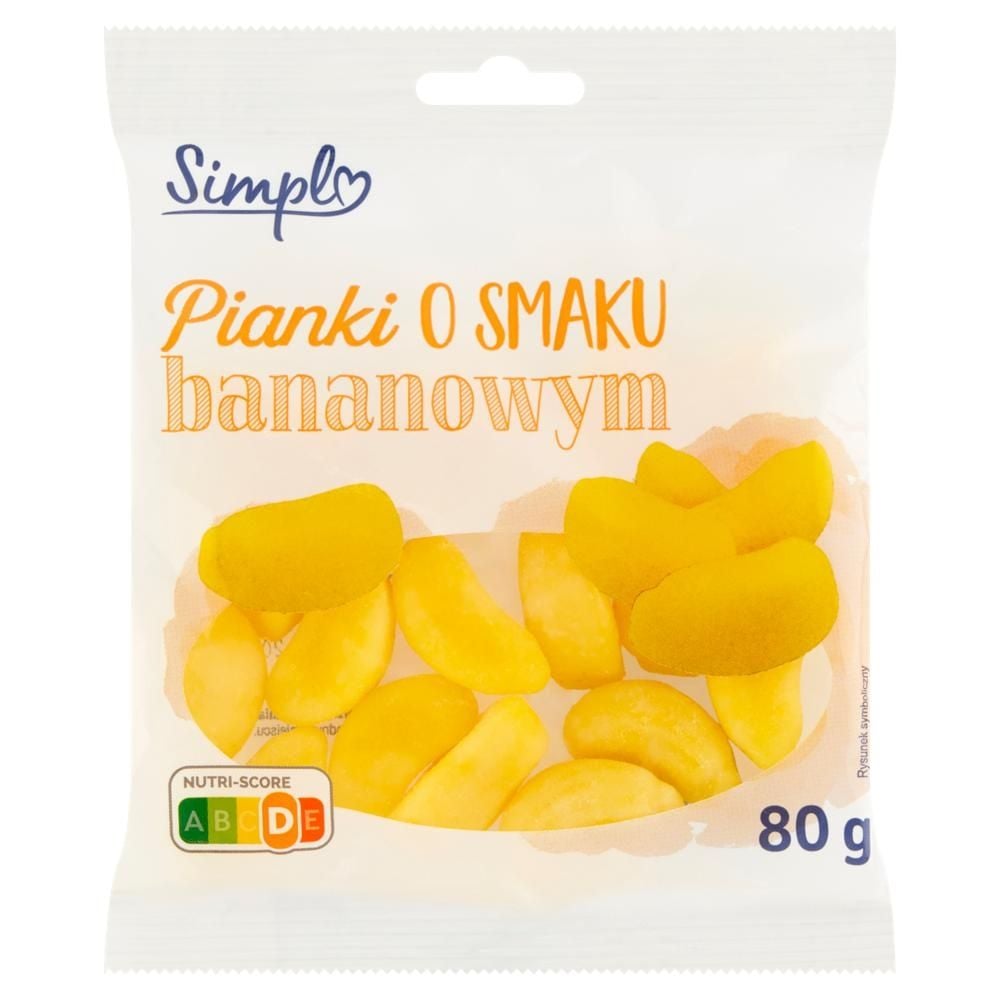 Simpl Pianki o smaku bananowym 80 g