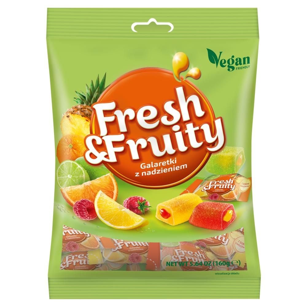 Fresh & Fruity Galaretki z nadzieniem 160 g
