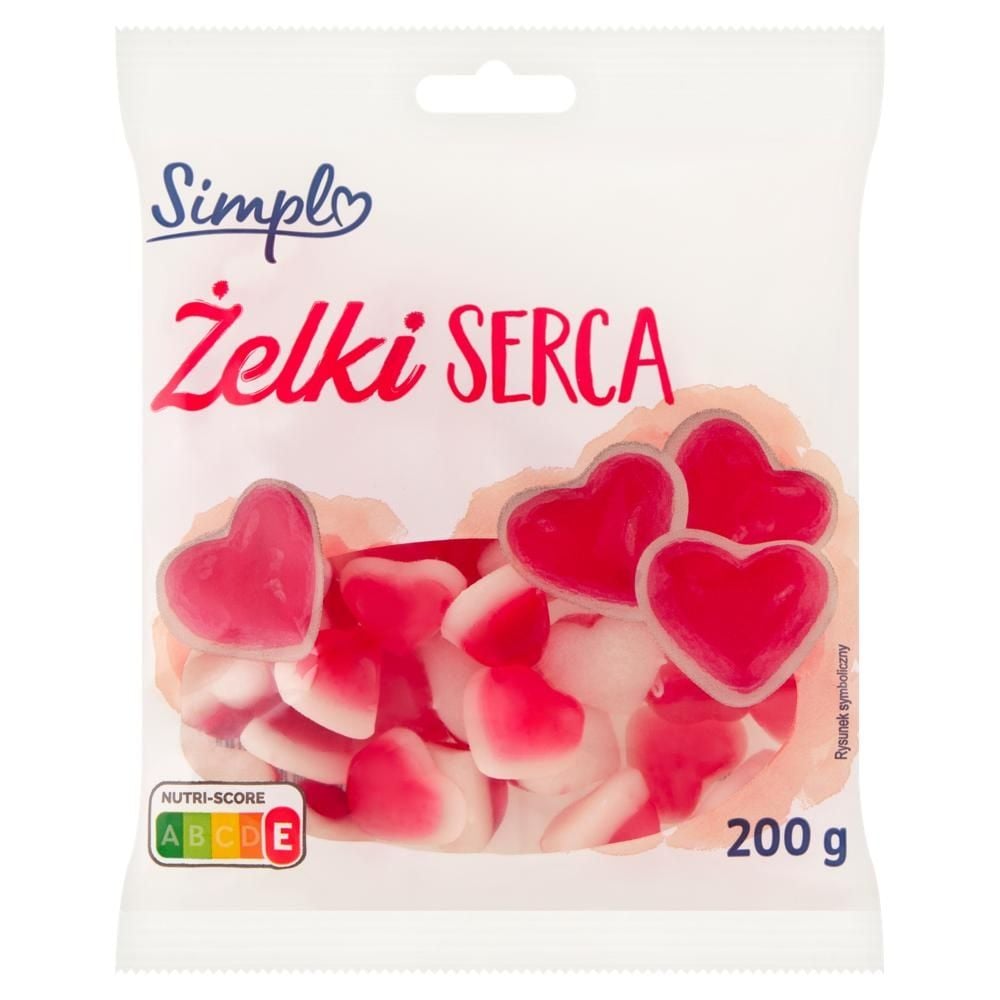 Simpl Żelki serca 200 g