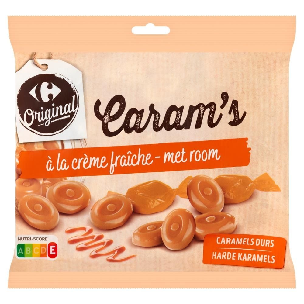 Carrefour Original Karmelki ze śmietaną crème fraîche 200 g