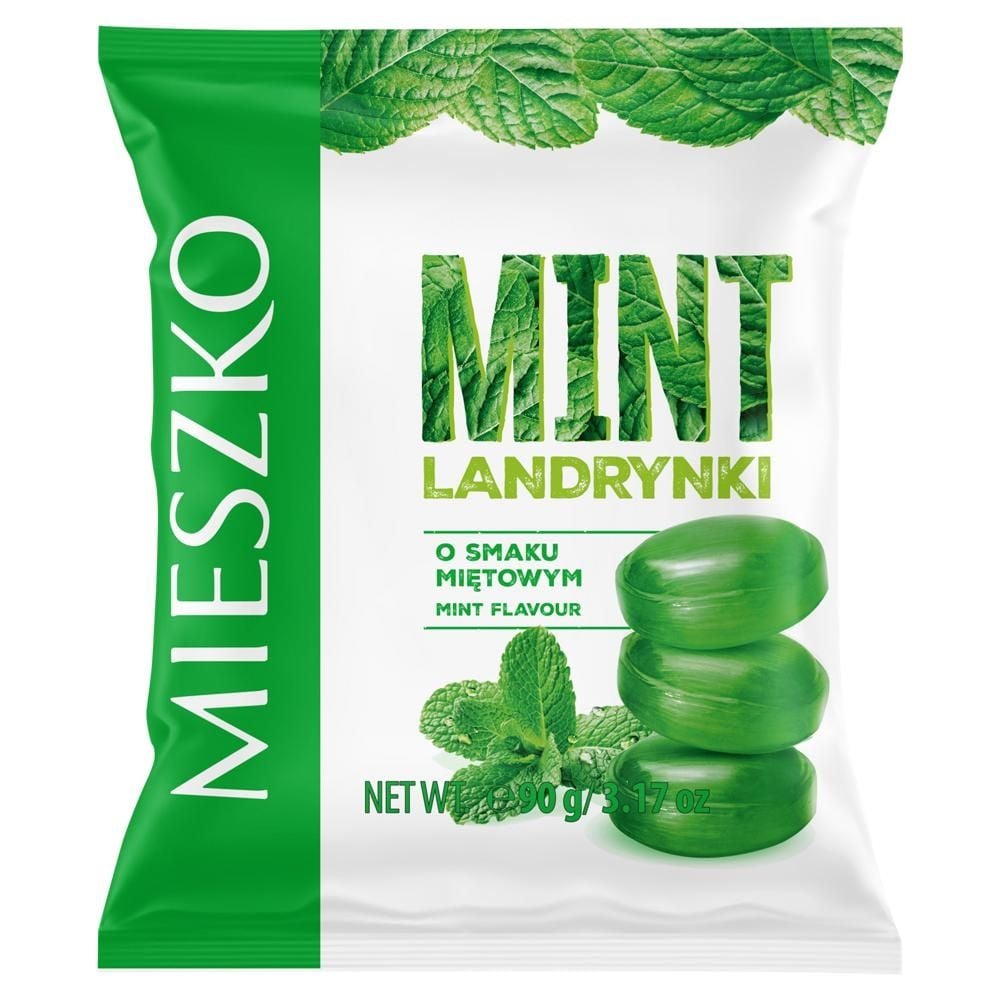 Mieszko Landrynki o smaku miętowym 90 g