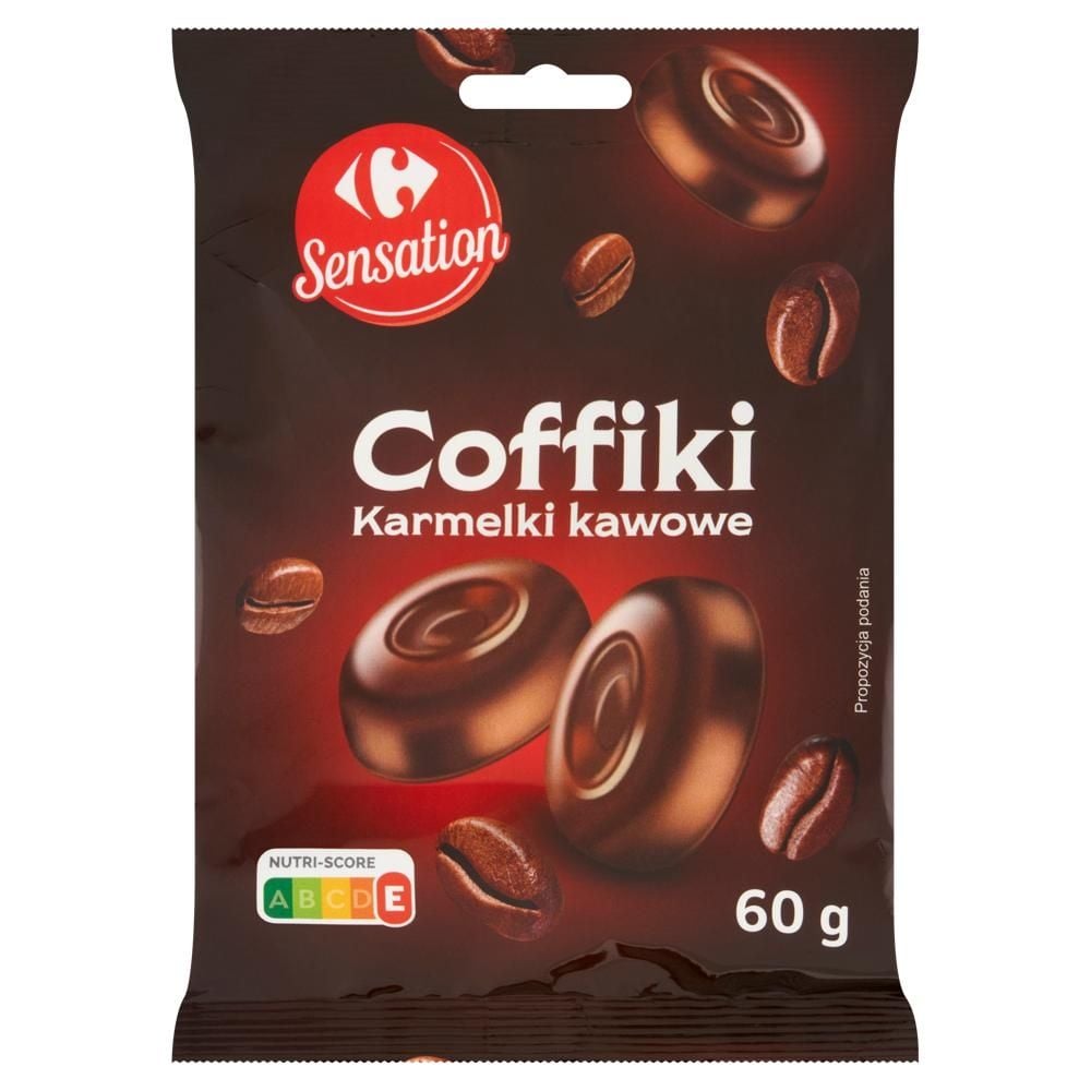 Carrefour Sensation Coffiki Karmelki kawowe 60 g