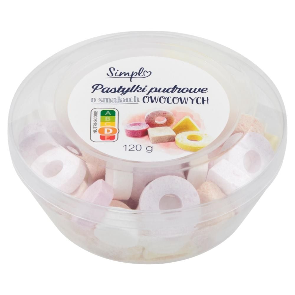 Simpl Pastylki pudrowe o smakach owocowych 120 g