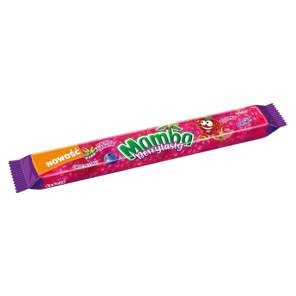 Mamba Berrytasty Gumy rozpuszczalne o smakach owocowych 106 g (4 x 26,5 g)