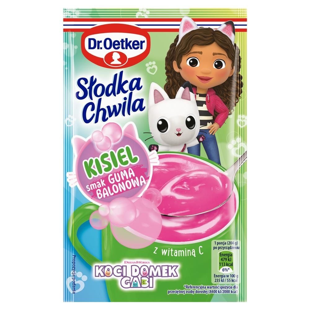 Dr. Oetker Słodka Chwila Kisiel smak guma balonowa 29 g