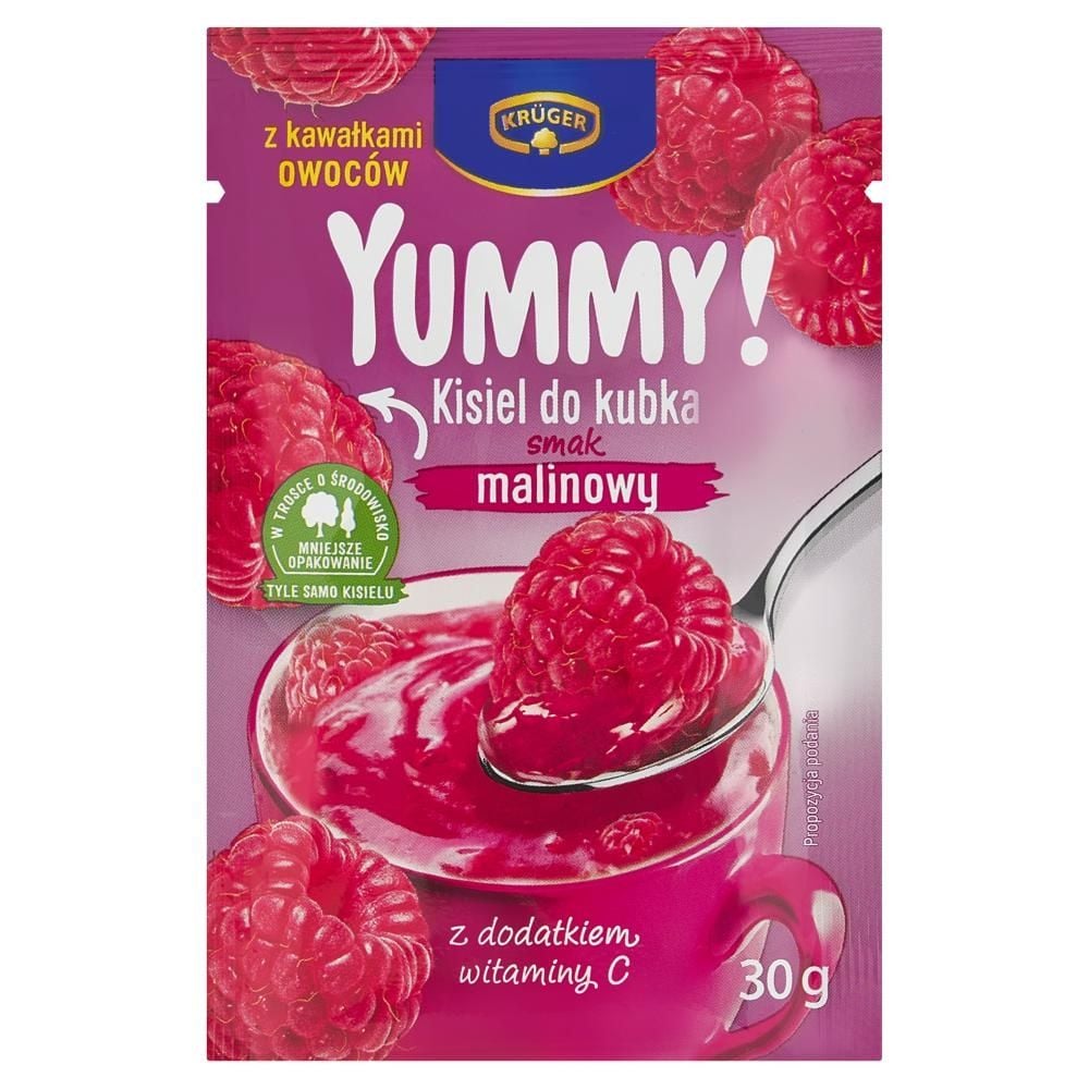 Krüger Yummy! Kisiel do kubka smak malinowy 30 g