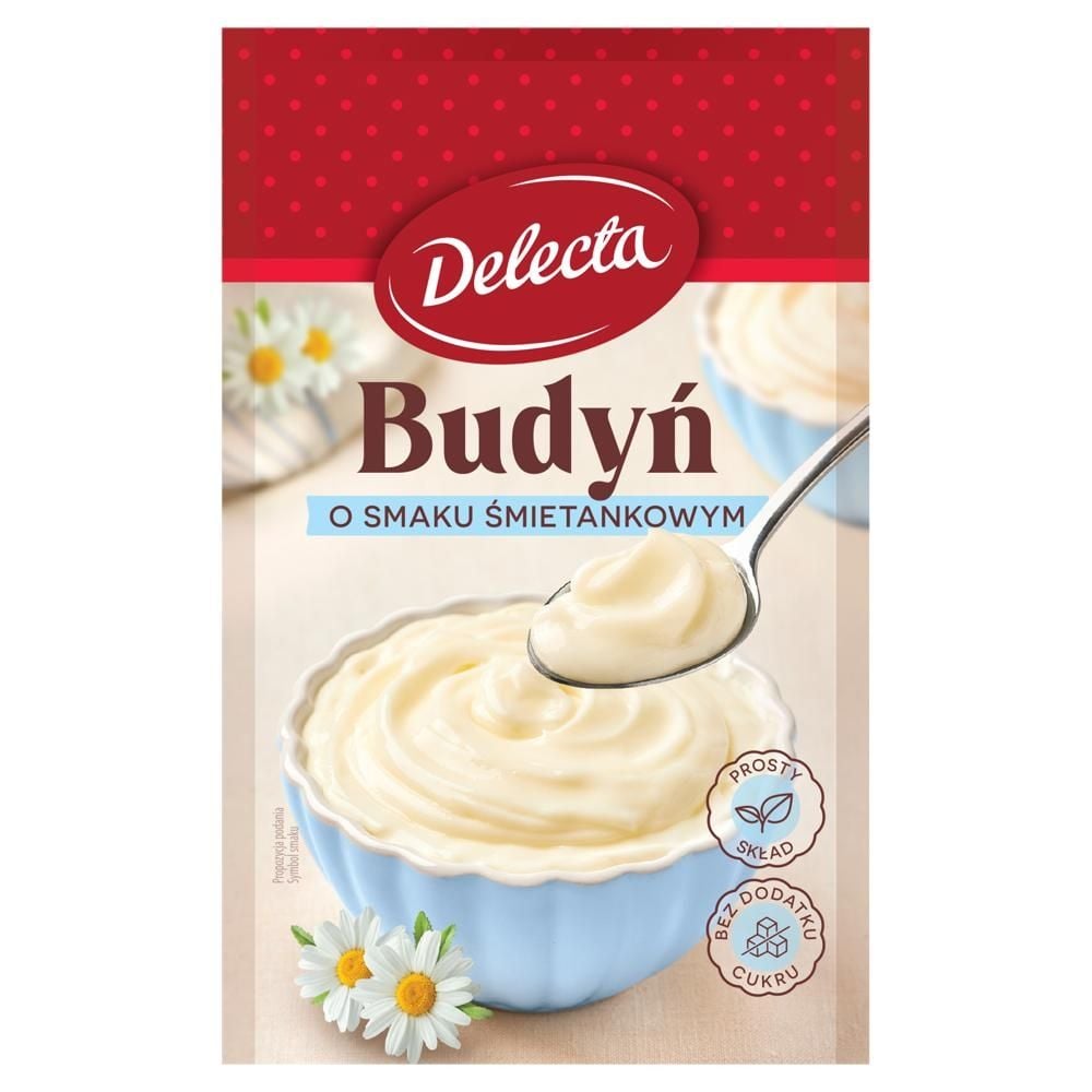Delecta Budyń o smaku śmietankowym 40 g