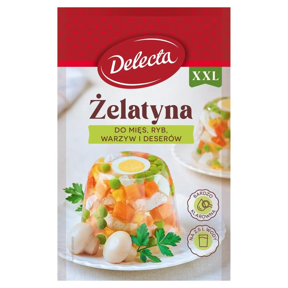 Delecta XXL Żelatyna do mięs ryb warzyw i deserów 50 g