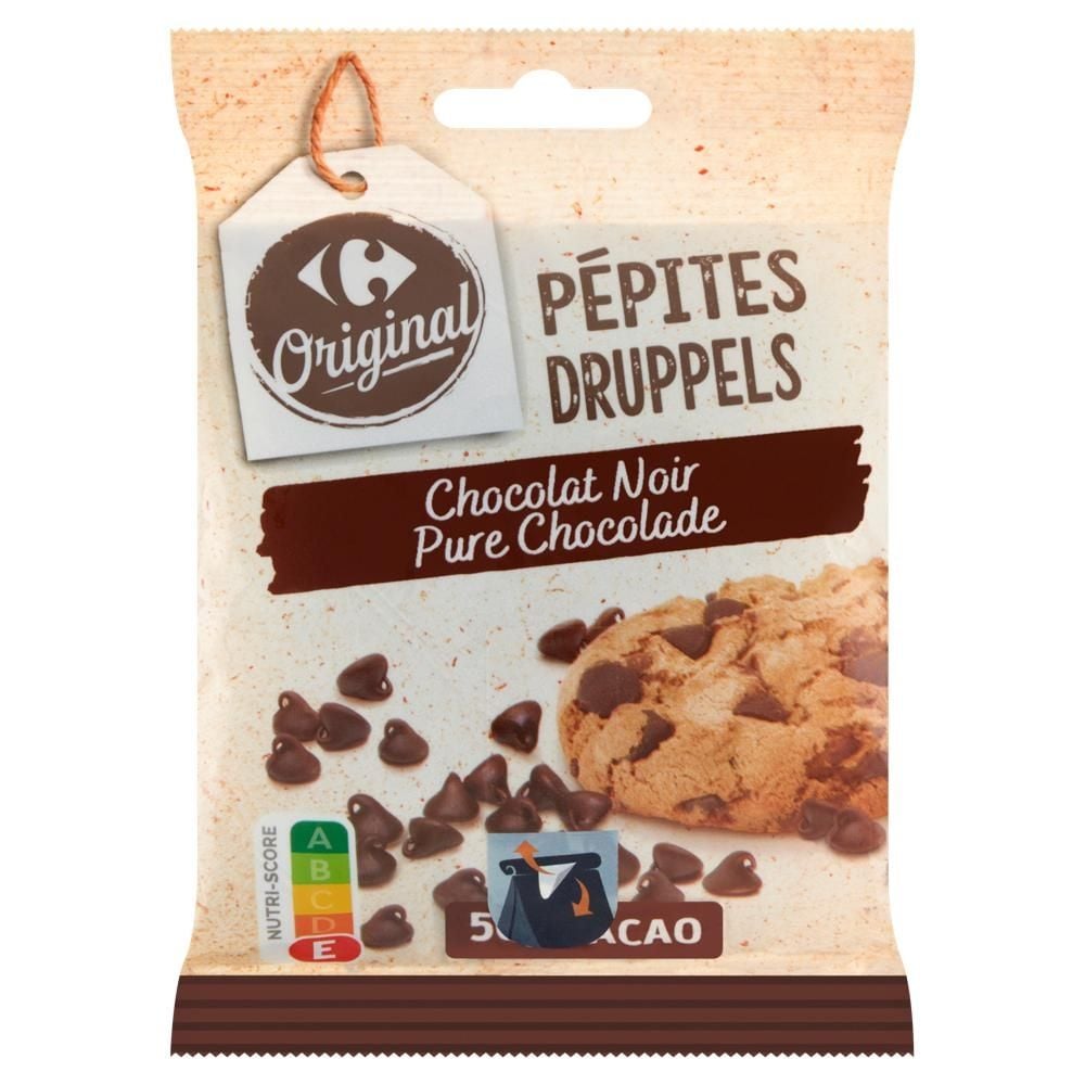 Carrefour Original Krople z czekolady 100 g