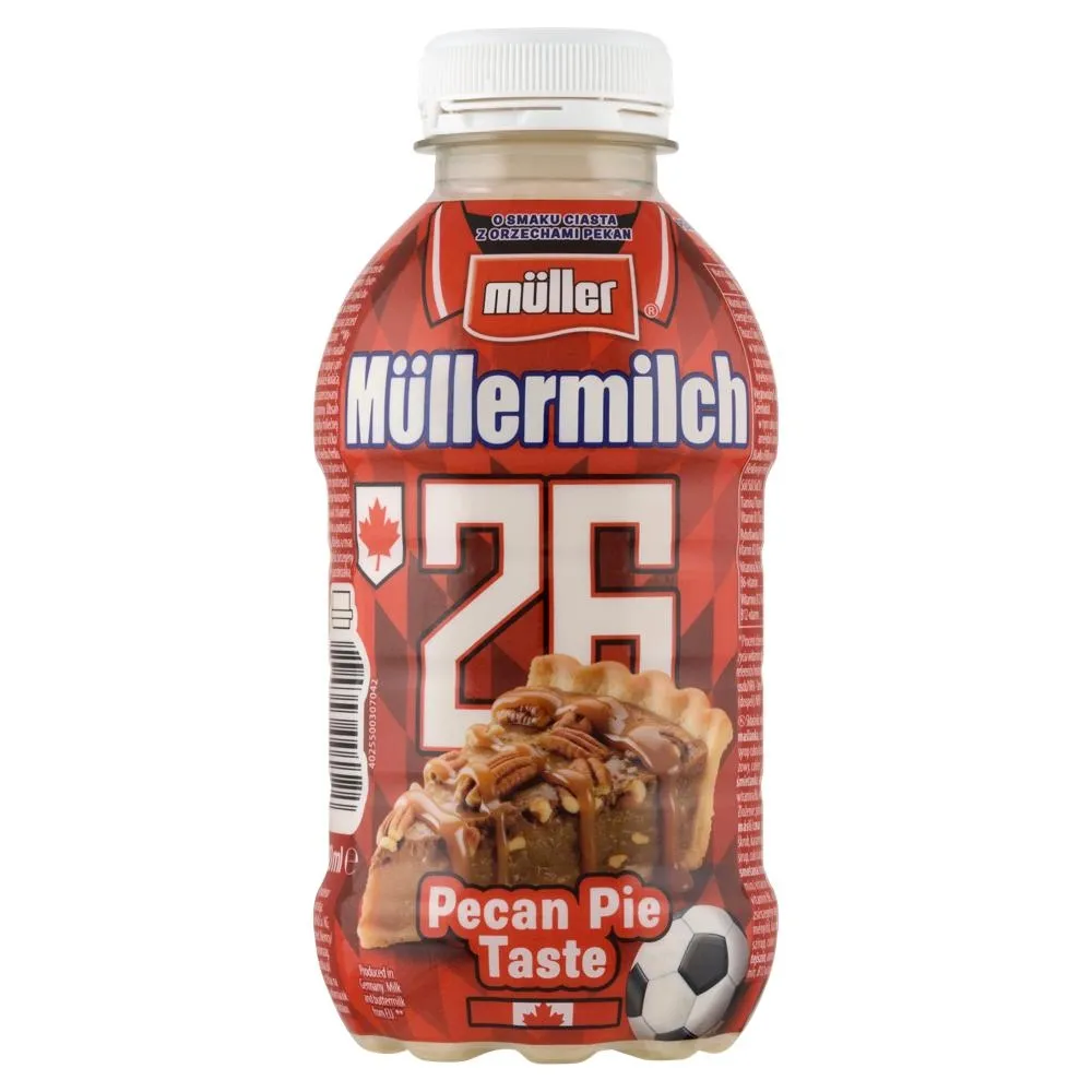 Müller Müllermilch Napój mleczny o smaku ciasta z orzechami pekan 400 g