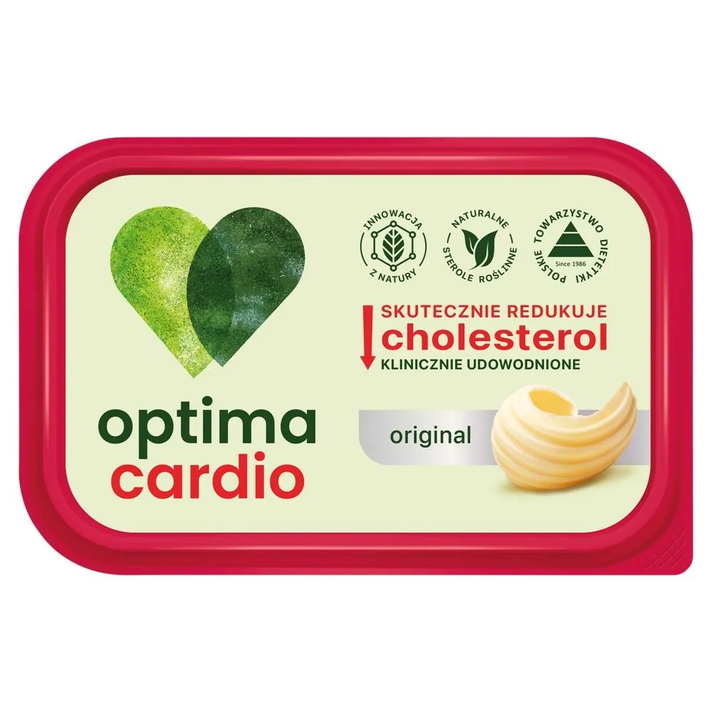 Optima Cardio Original Tłuszcz roślinny do smarowania z dodatkiem steroli roślinnych 225 g