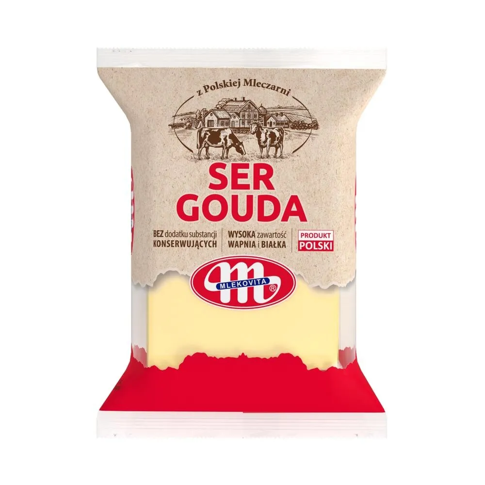 Mlekovita Ser Gouda kawałek 350g