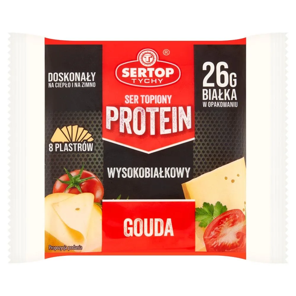 Sertop Tychy Protein Ser topiony w plastrach gouda 130 g