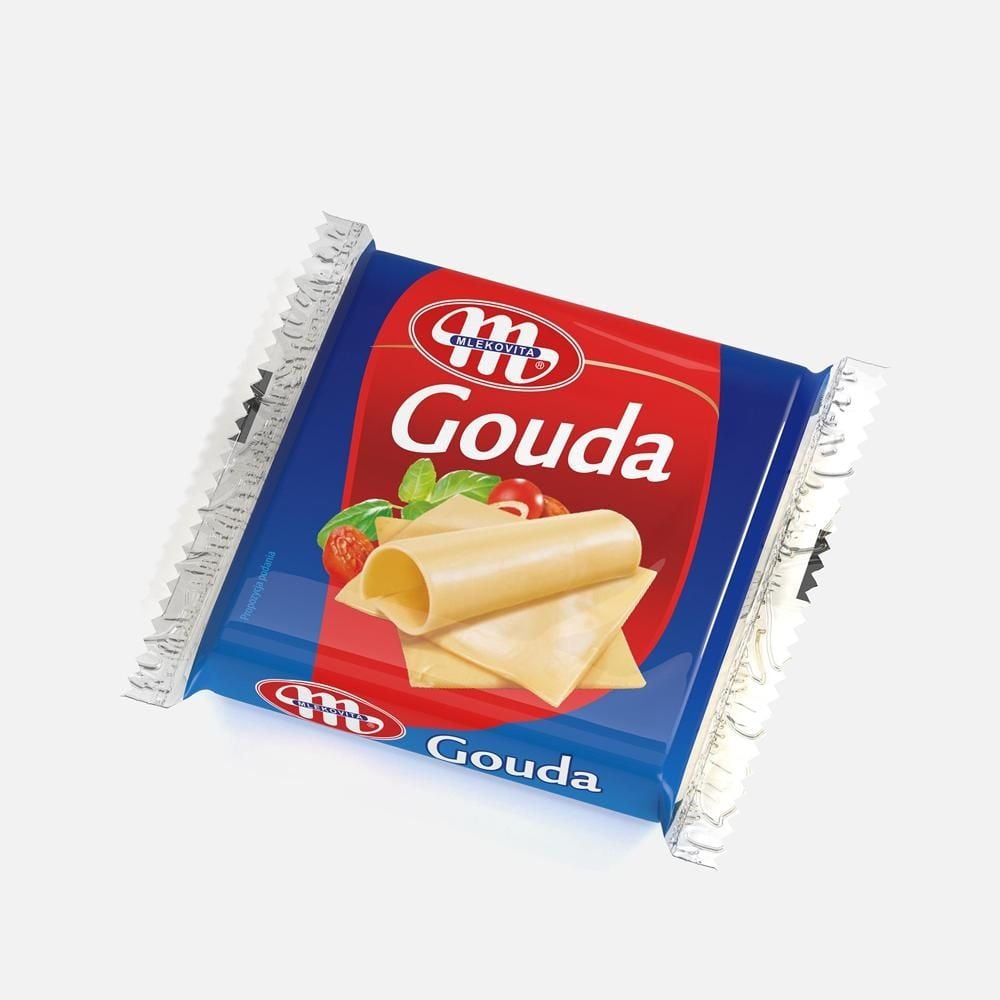 Mlekovita Ser topiony Gouda w plastrach 130g