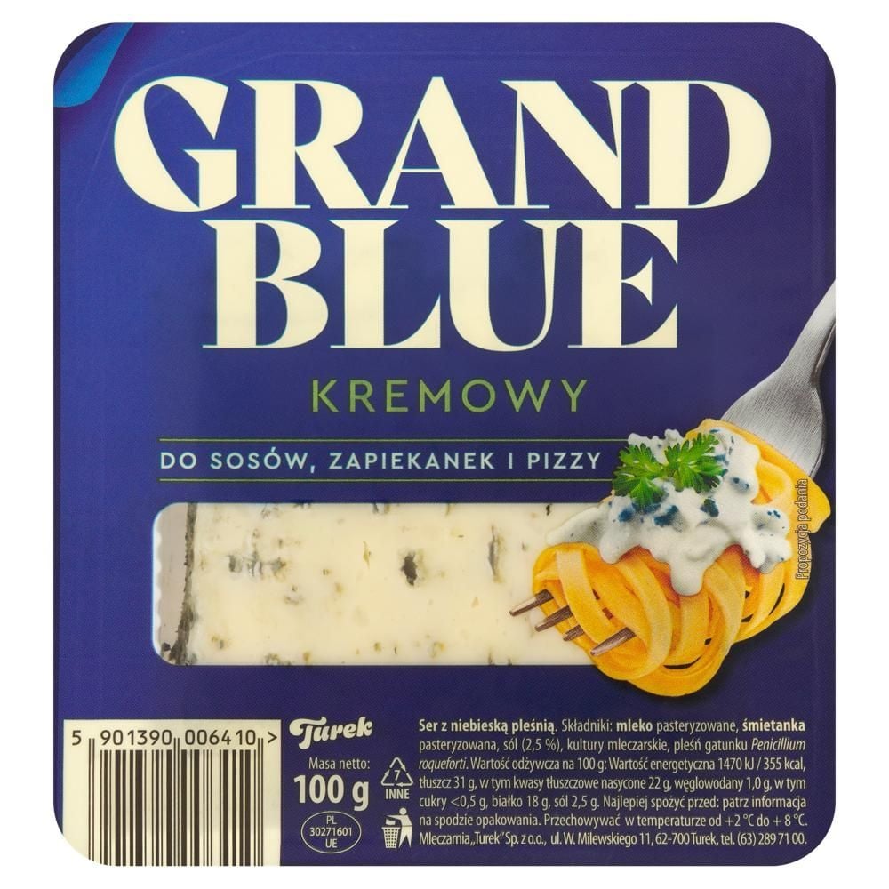 Grand Blue Ser z niebieską pleśnią kremowy 100 g