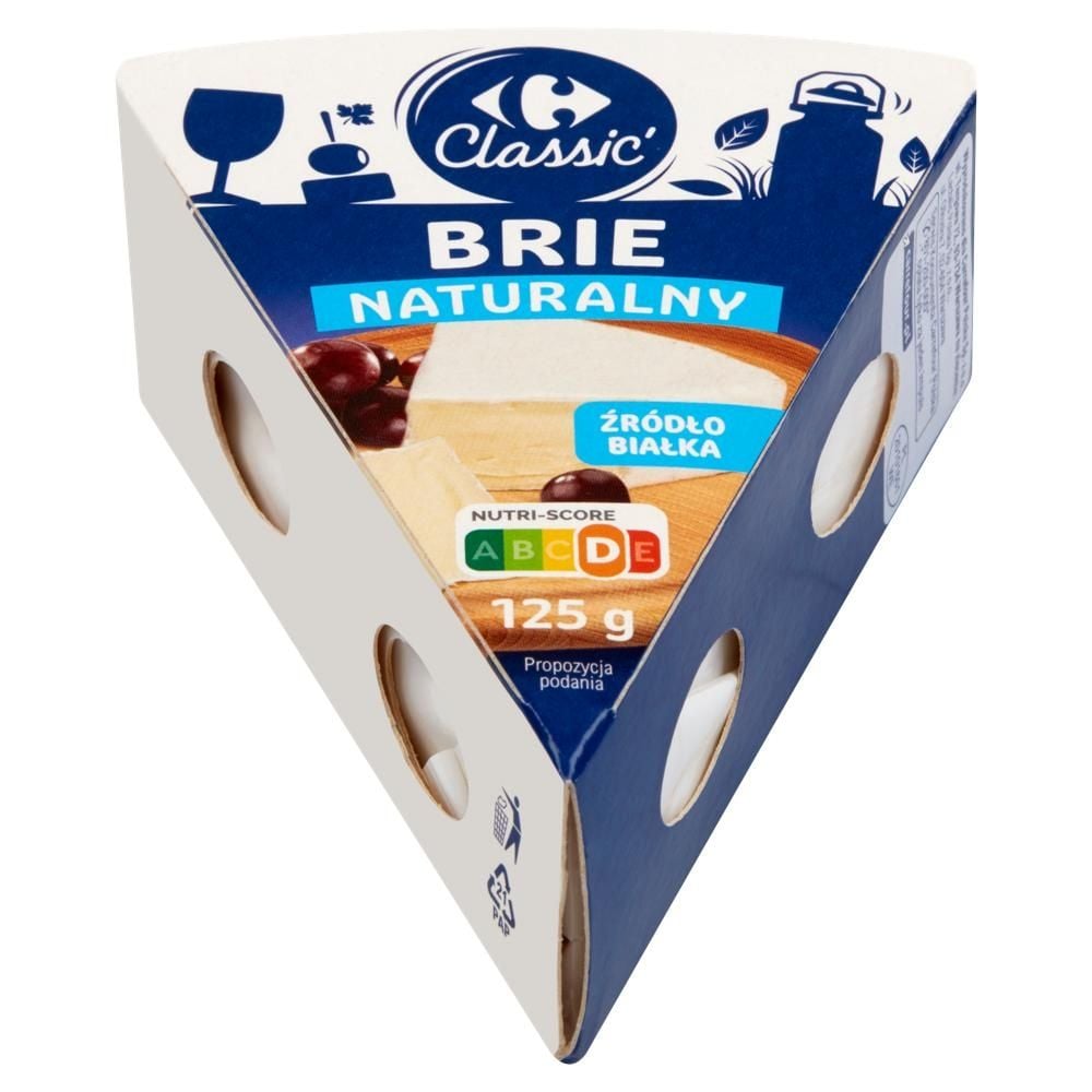Carrefour Classic Ser brie naturalny 125 g