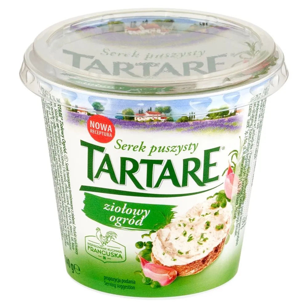 Tartare Serek puszysty ziołowy ogród 140 g
