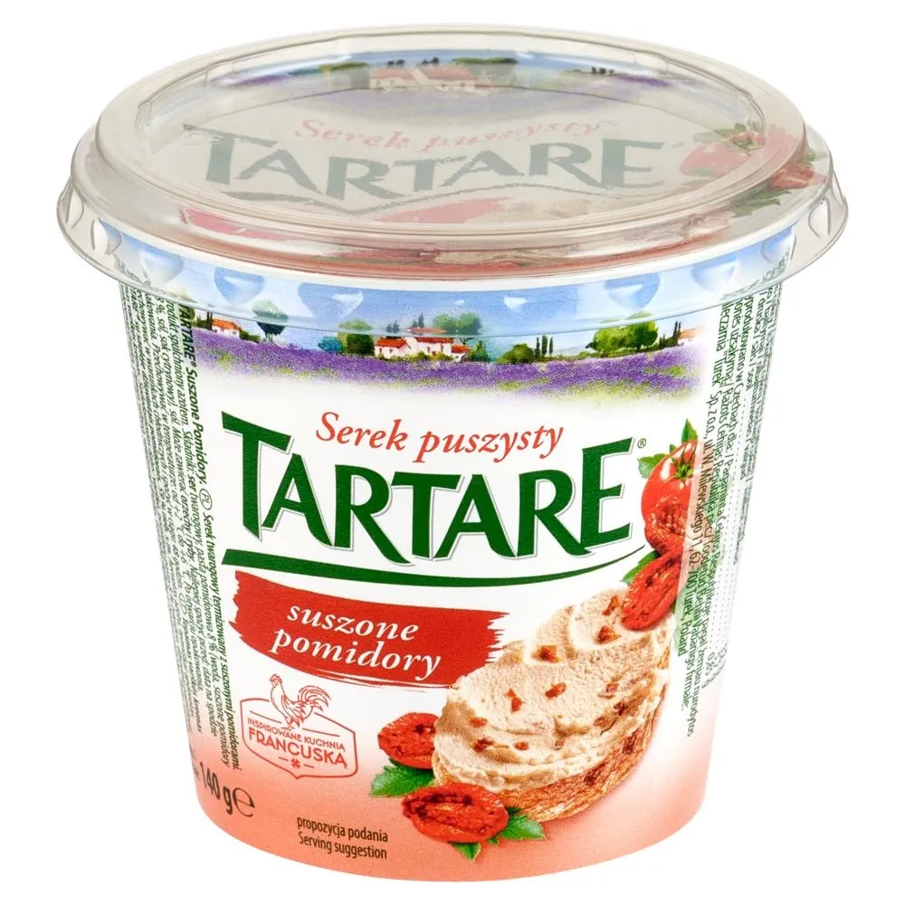 Tartare Serek puszysty suszone pomidory 140 g