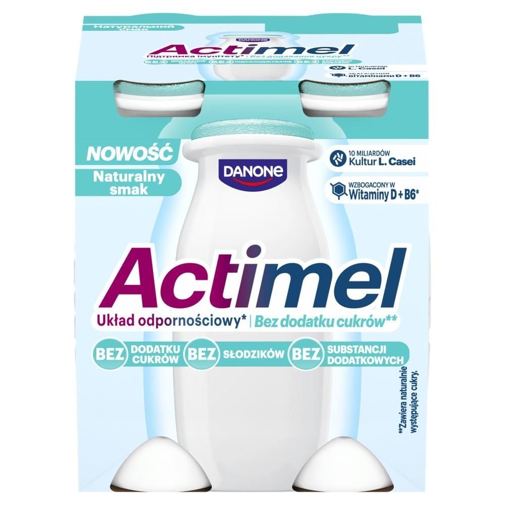 Actimel bez dodatku cukrów 400 g (4 x 100 g)