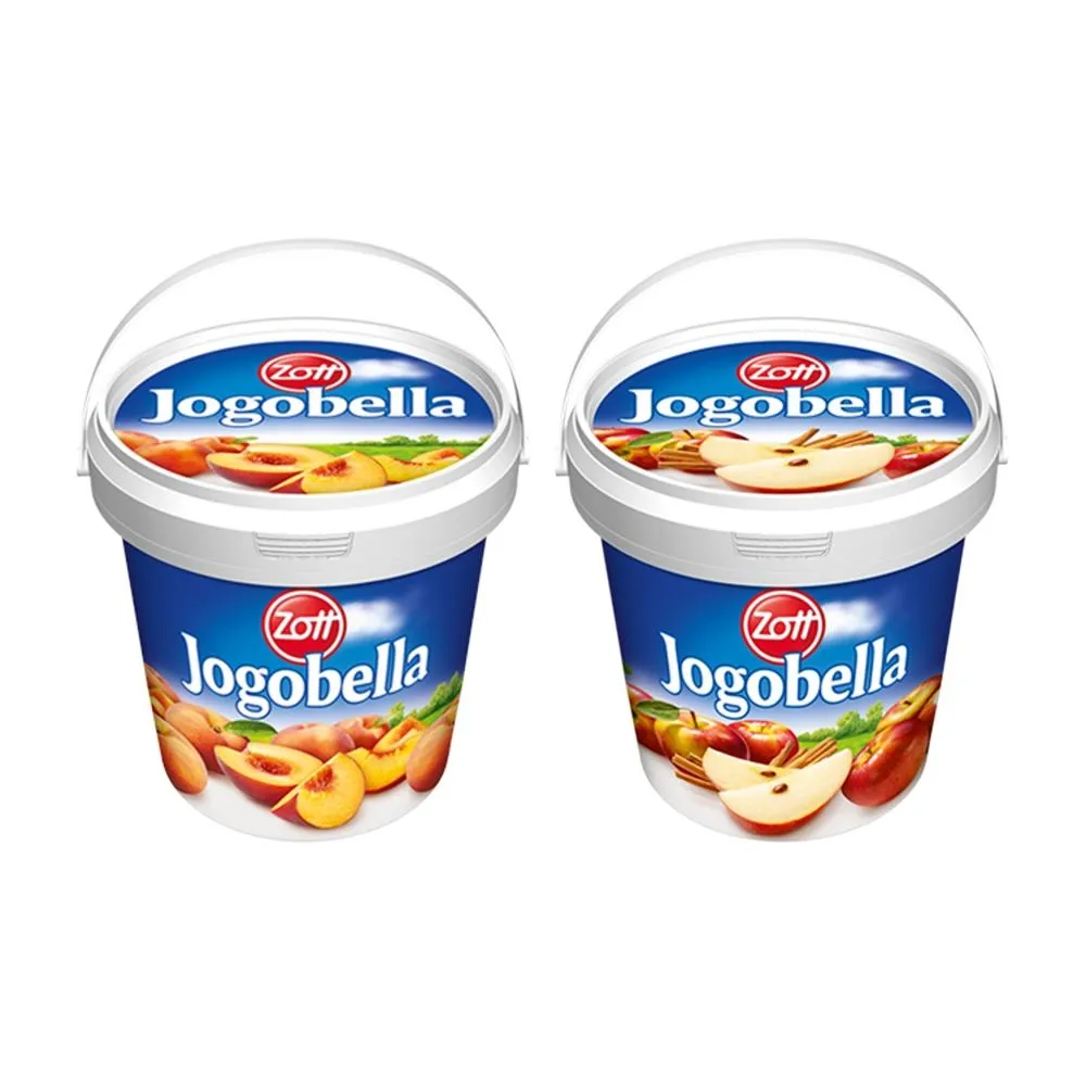 Zott Jogobella Jogurt owocowy brzoskwinia/jabłko 900 g