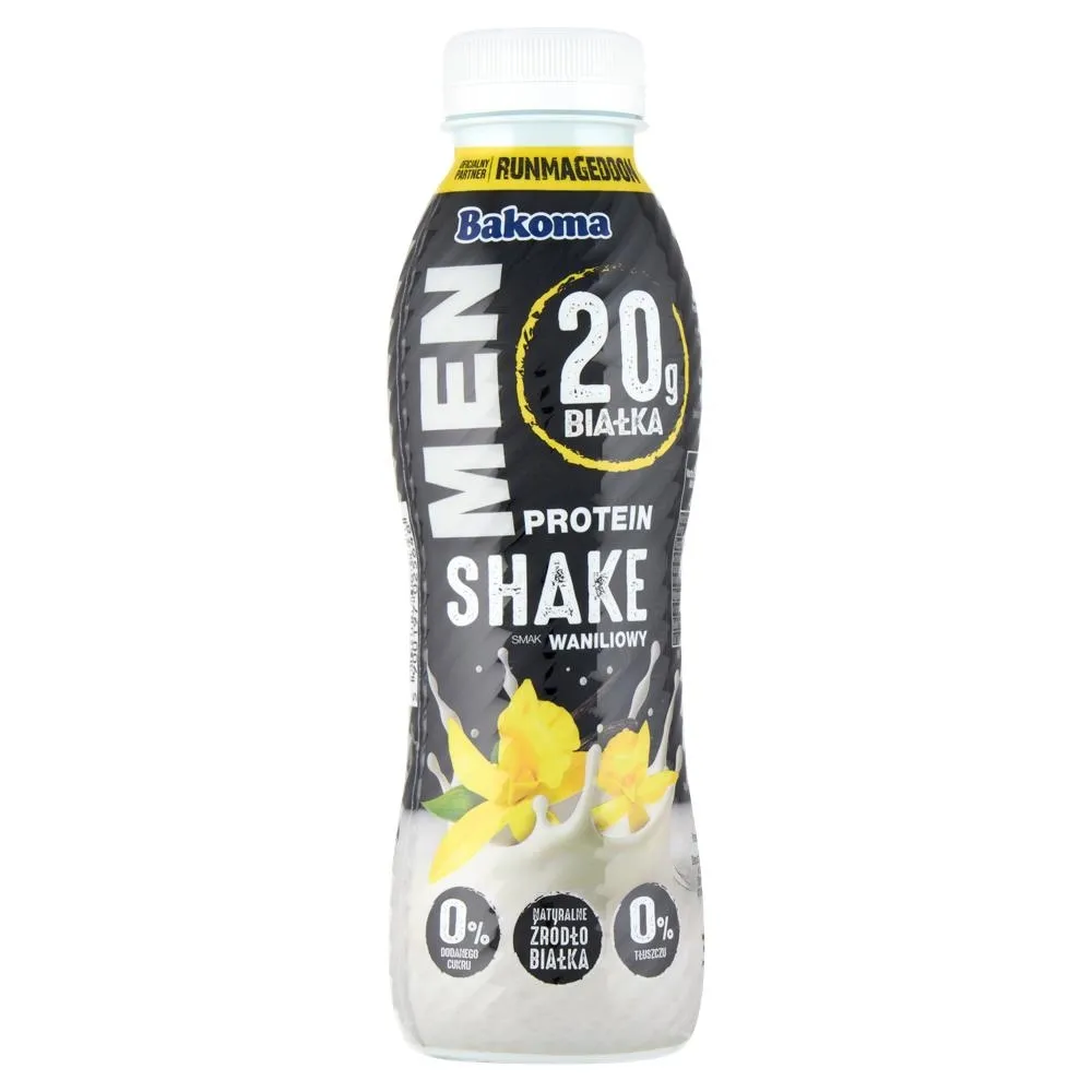 Bakoma Men Protein Shake smak waniliowy 380 g