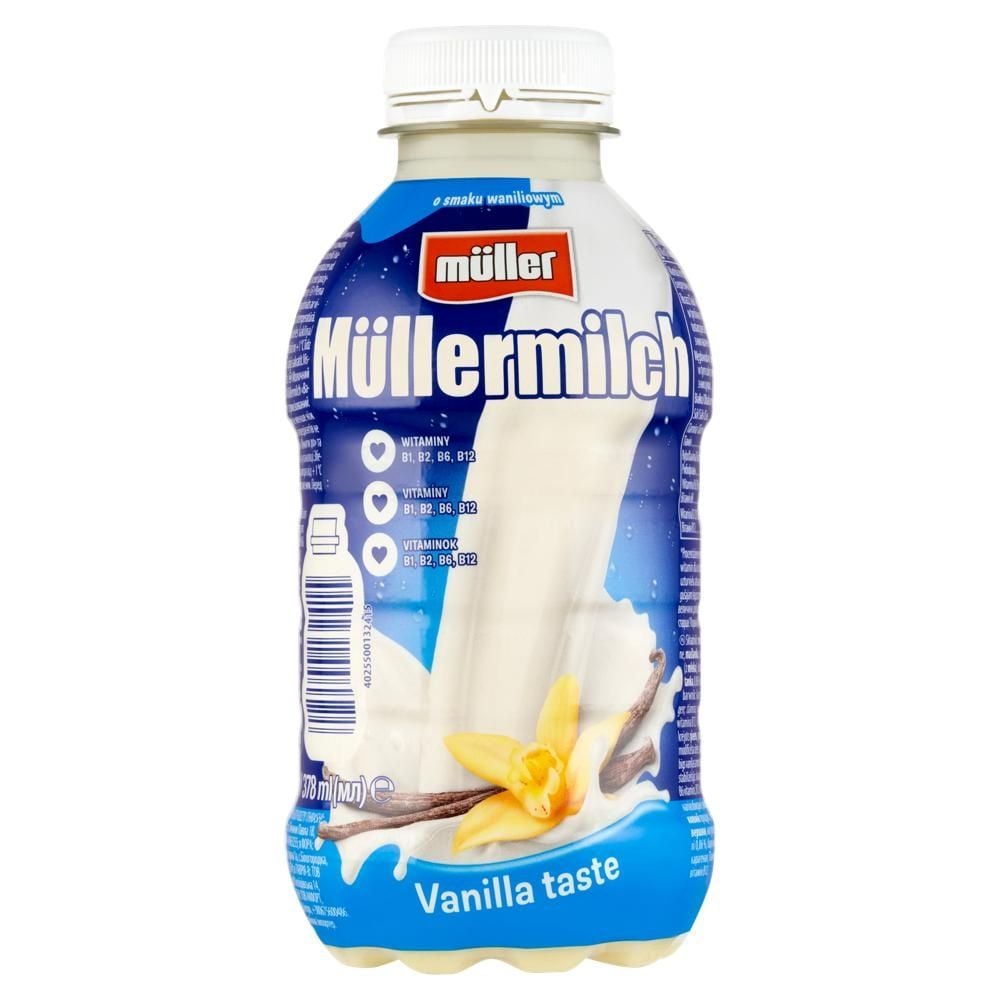 Müller Müllermilch Napój mleczny o smaku waniliowym 400 g