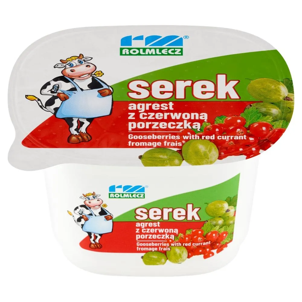 Rolmlecz Serek agrest z czerwoną porzeczką 200 g
